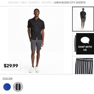 Linen Blended City Shorts